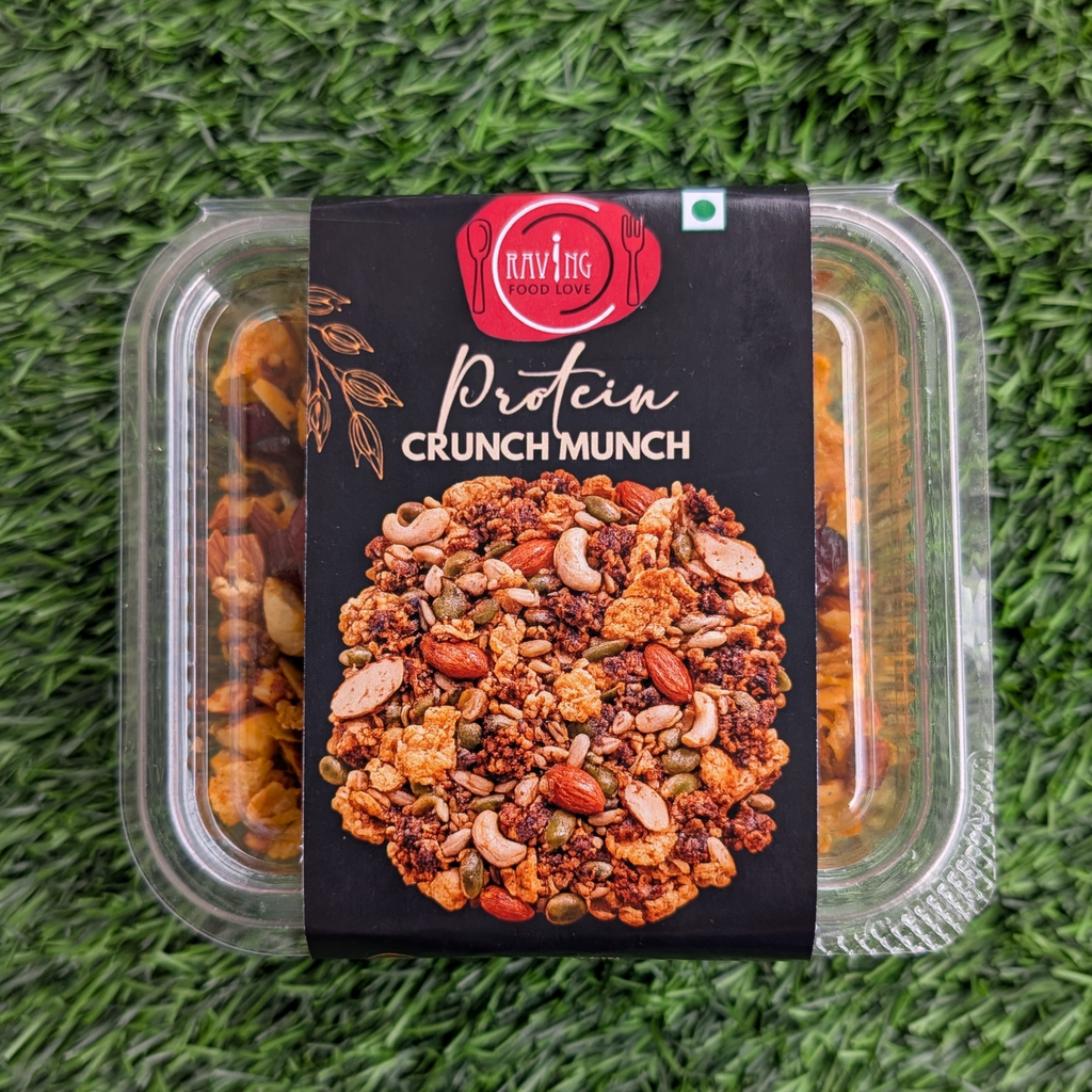 Protein Crunch Munch | Nuts, Seeds & Cranberries | 190 g