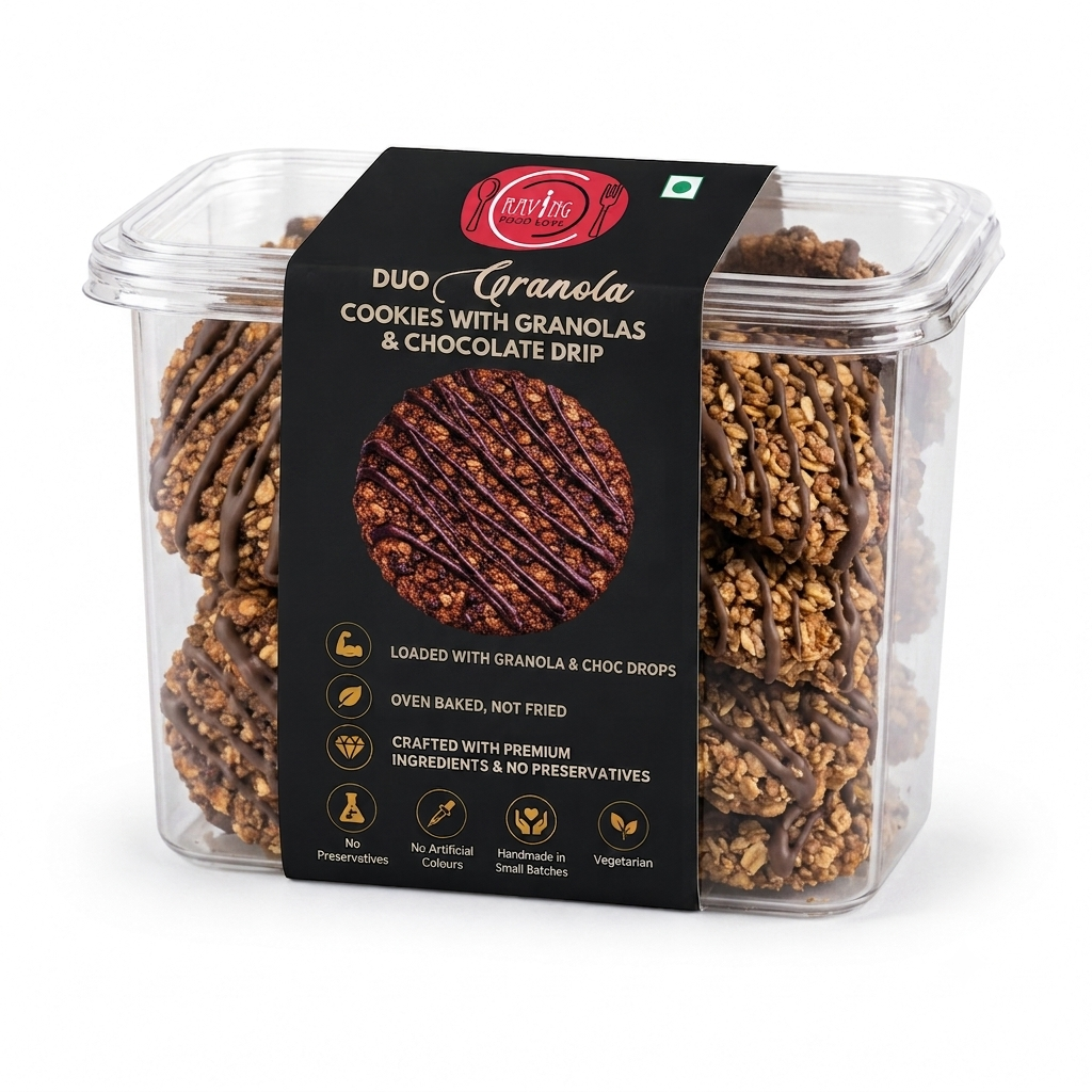 Duo Granola Cookies | Oat Cookies | 190 g