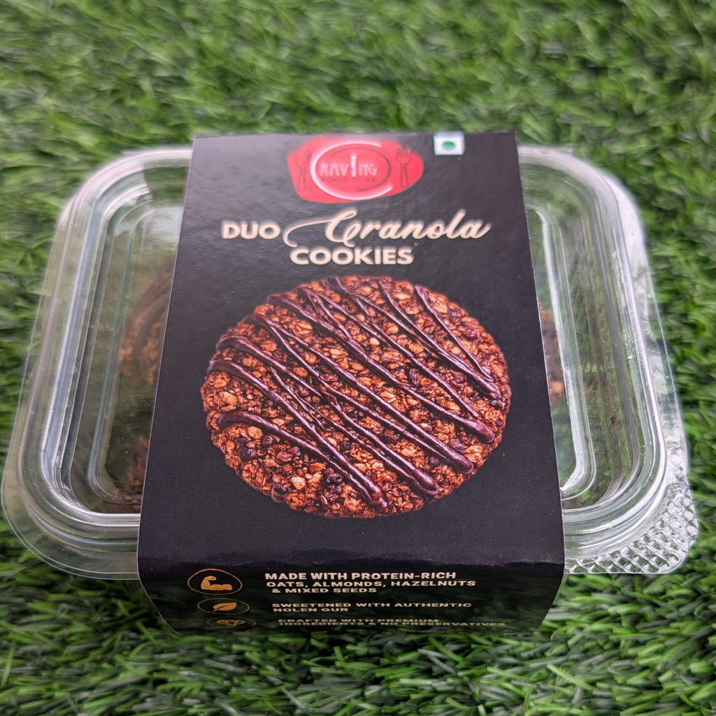Duo Granola Cookies | Oat Cookies | 190 g